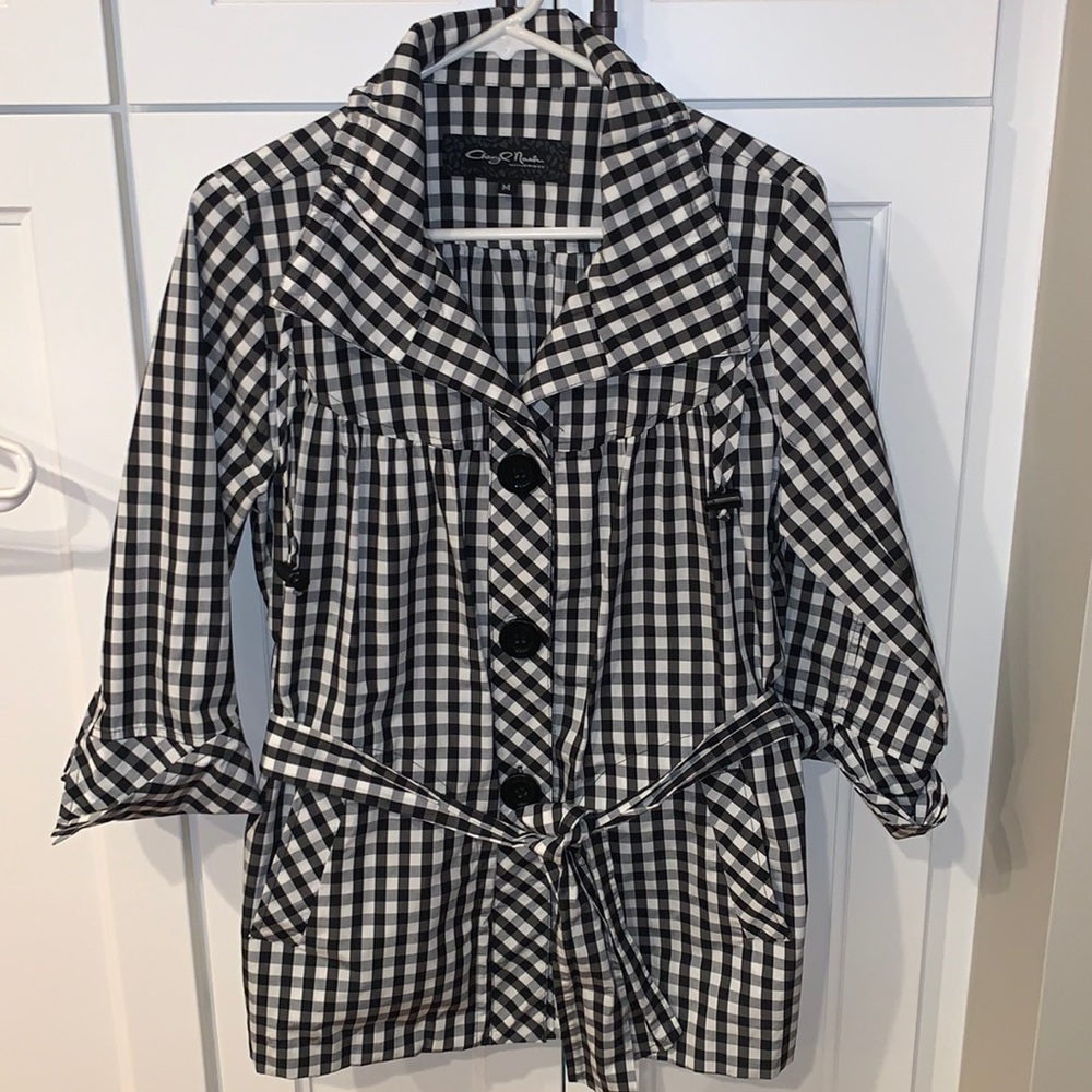 Windridge Cheryl Nash Black check jacket M